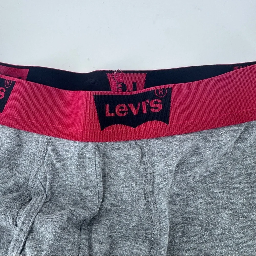 Levi's‎ Red and Gray Boxer Briefs Stretchy Comfort